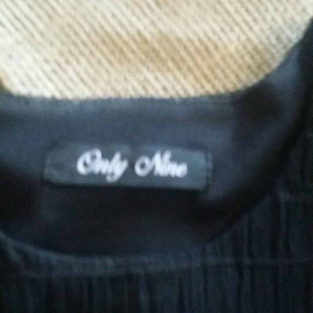 Tags removed never wore. Cute Black lined top. - Picture 4 of 4